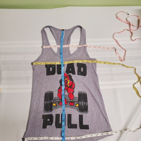 Dead Pull work out muscle Racer back shirt size small. - Picture 11 of 12